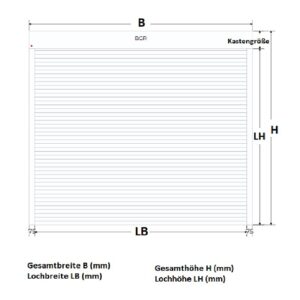 Rolltore PT77 - Standard